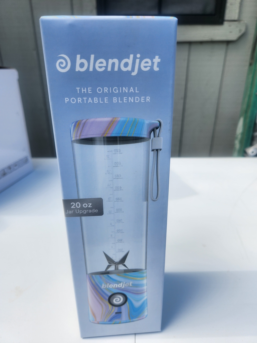 BlendJet Portable Blender in Blue Marble - 20 oz